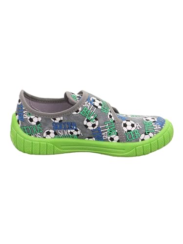 Thumbnail 4 de Superfit Jungen Hausschuhe Grau Mehrfarbig 2050, EU 31 – Flexible Sohle, Klettverschluss