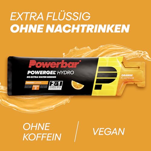 Thumbnail 2 de Powerbar PowerGel Hydro Orange – 24x67ml für längere Workouts
