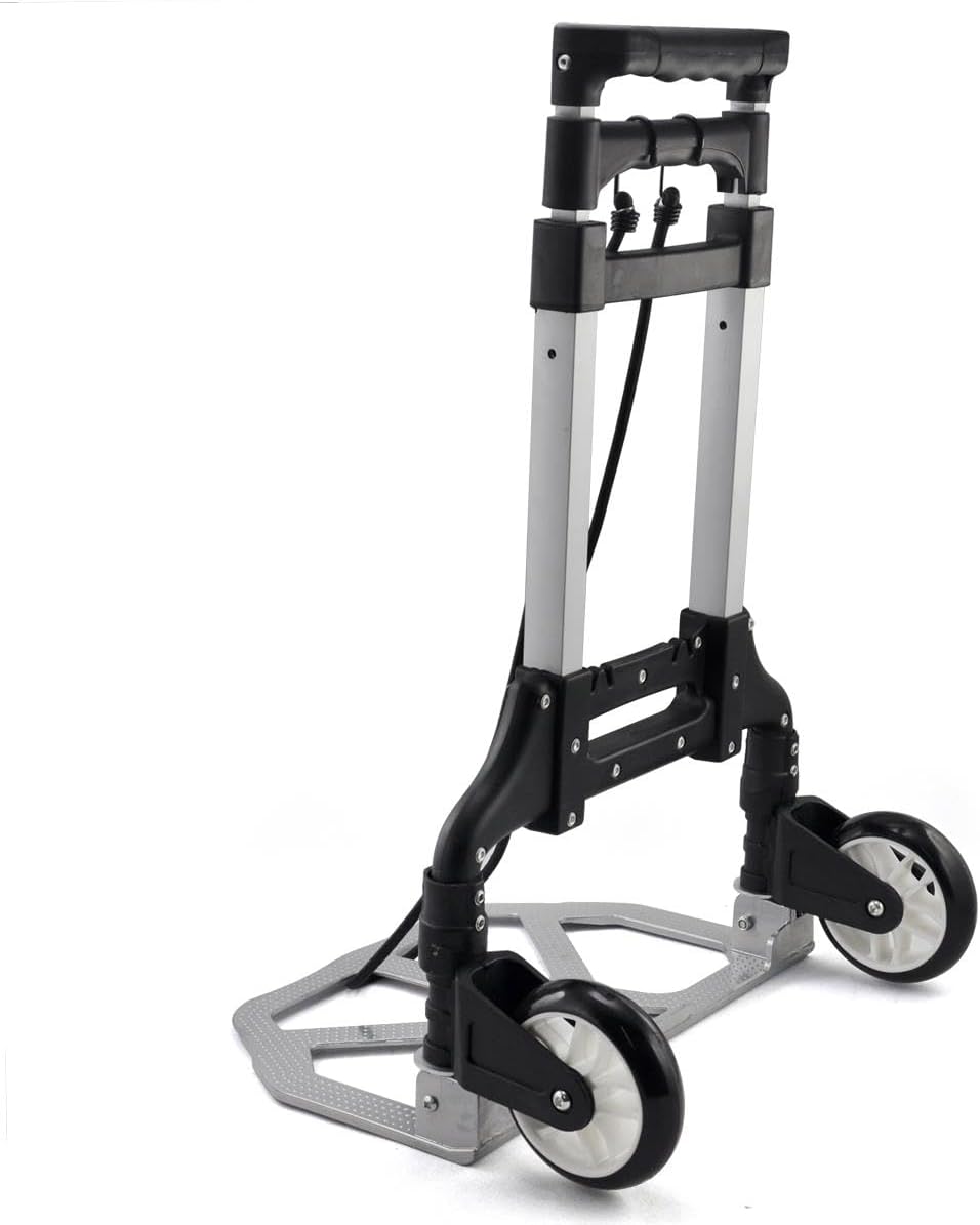 Thumbnail 6 de Yaheetech Heavy Duty Folding Sack Trolley in Aluminium (75kg load) – Black