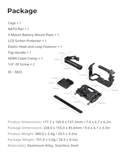 Thumbnail 8 de Kit cage SMALLRIG pour Sony FX3 FX30 ⚙