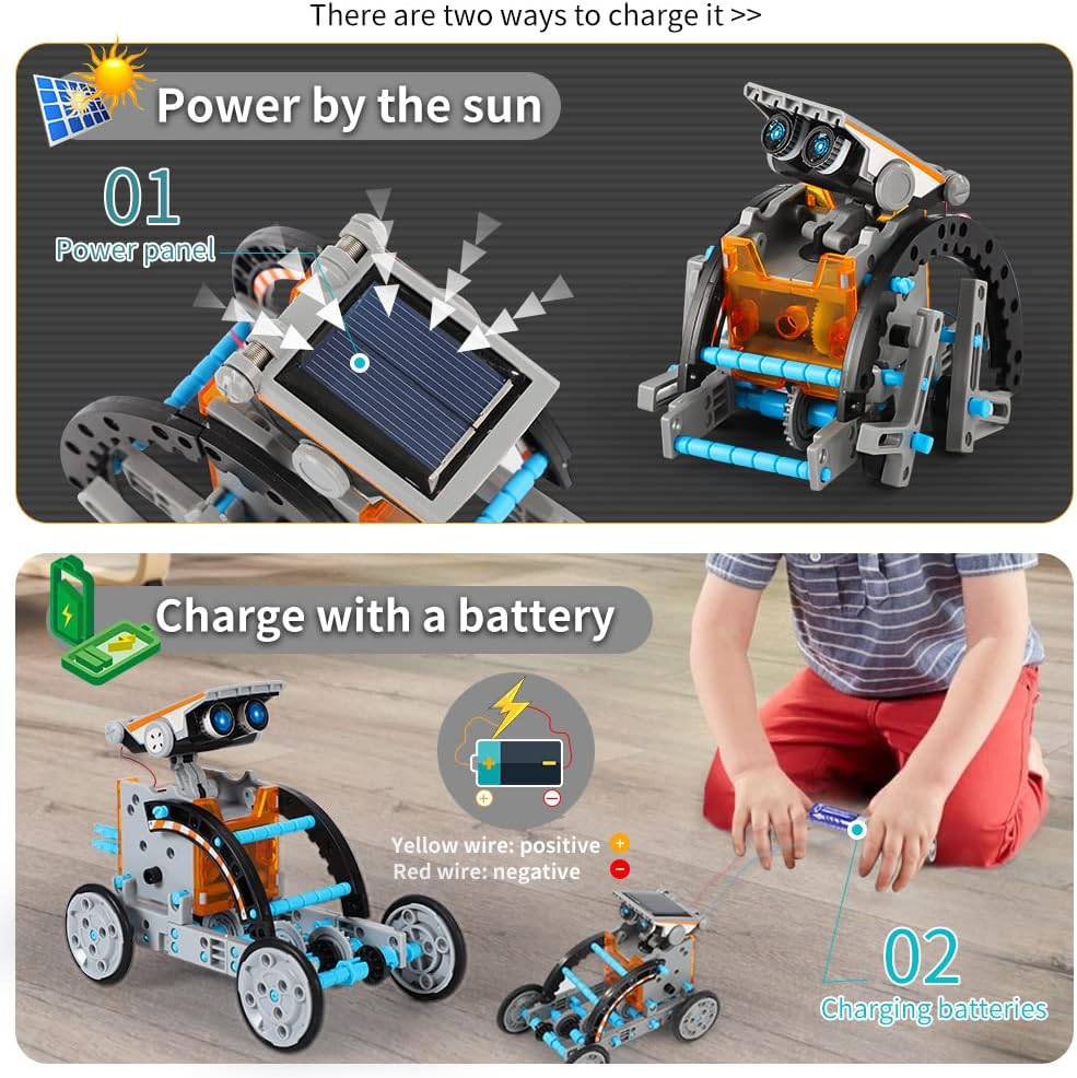 Thumbnail 4 de Lucky Doug Solar Robot Kit STEM for Ages 8–13 🤖