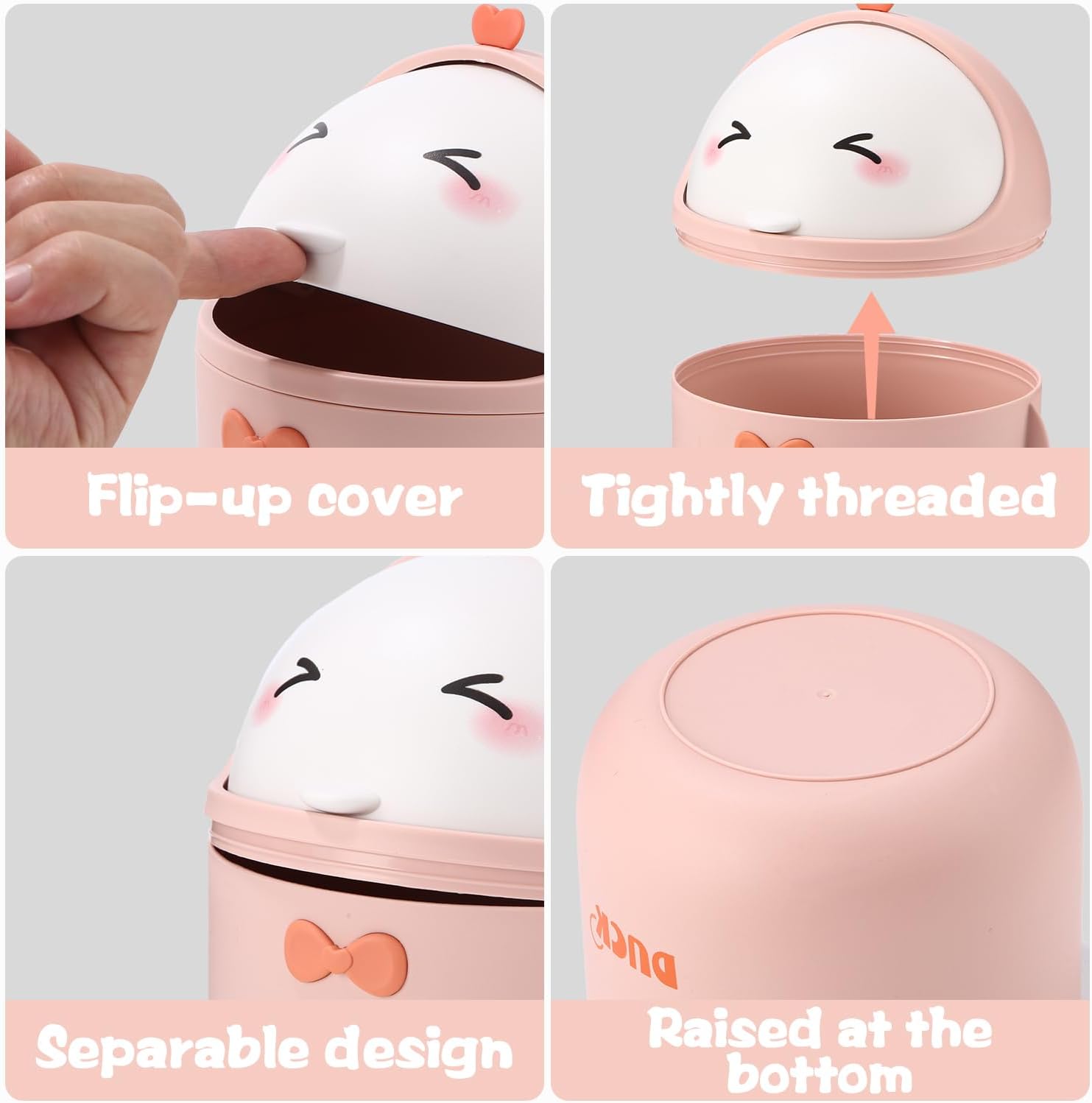 Detalle 2 de Huifoo Mini Tischmülleimer 🗑