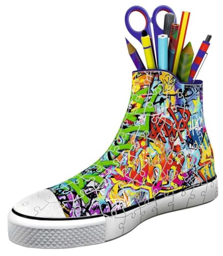 Thumbnail 1 de Ravensburger Puzzle 3D Graffiti Sneakers 108 piezas 🧩
