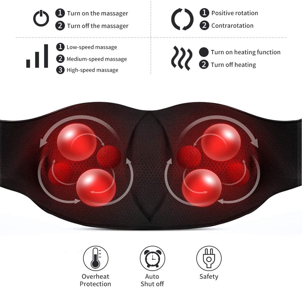 Detalle de iKristin Neck Massager with Heat 💆