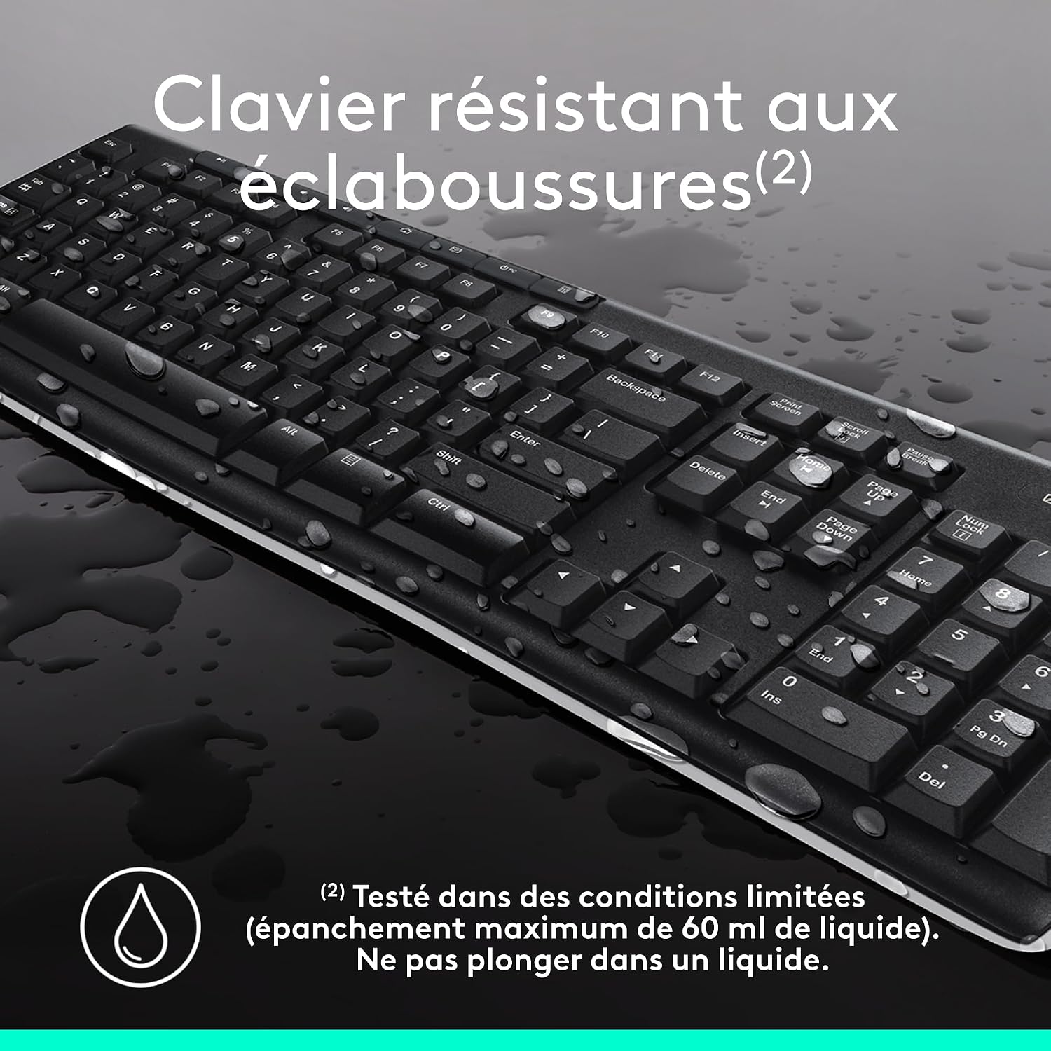 Thumbnail 5 de Logitech MK270 Combo Clavier Souris sans Fil pour Windows – Fiable et longévité assurée