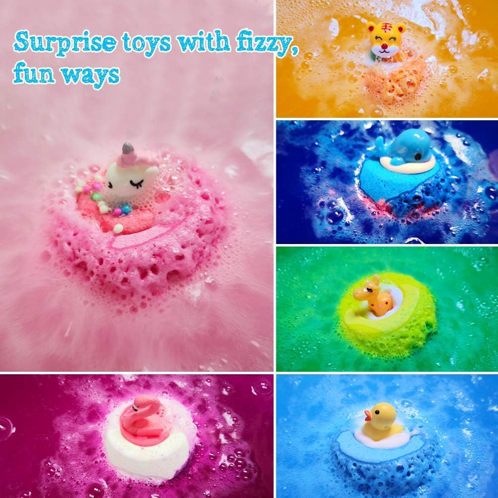 Thumbnail 3 de Aofmee Bath Bombs for Kids – Handmade Natural Bath Fizzies with Toys Inside