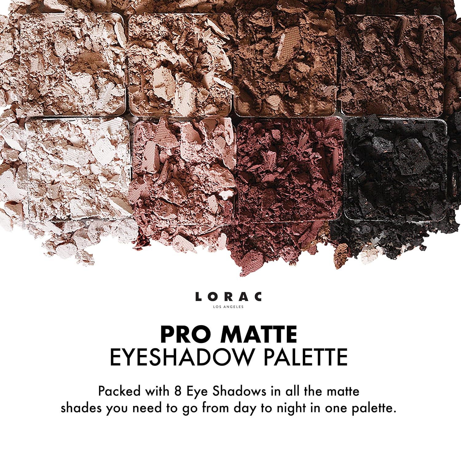 Detalle de LORAC PRO Matte & Shimmer Eyeshadow Palette ๐จ