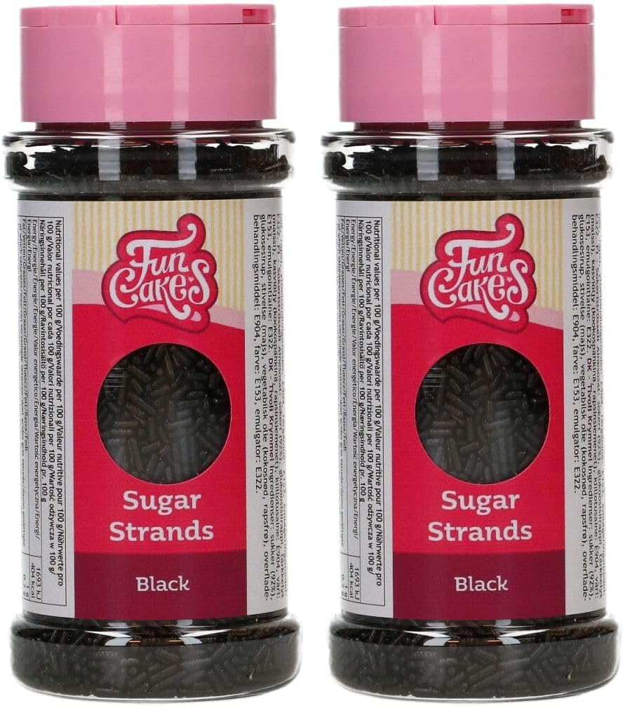 Detalle 2 de FunCakes Sugar Strands Metallic Silber 80 g