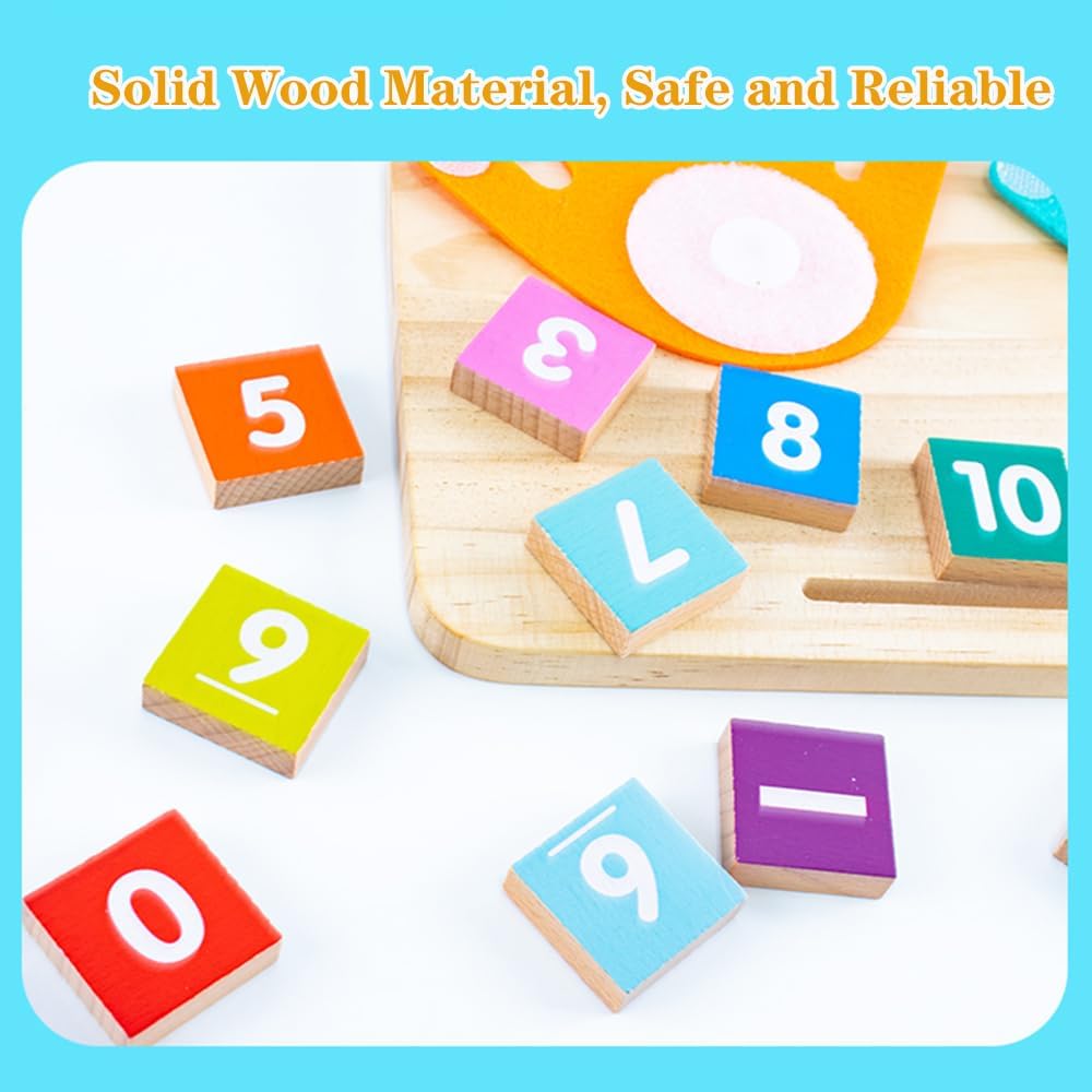 Thumbnail 4 de Montessori Number Counting Blocks for Ages 2-4