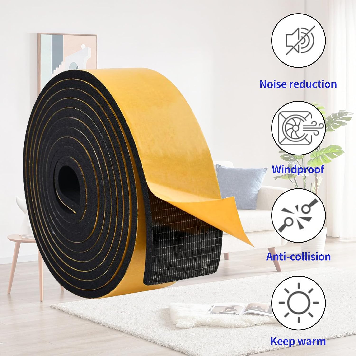 Detalle 2 de Foam Rubber Tape 50mm x 10m 6mm