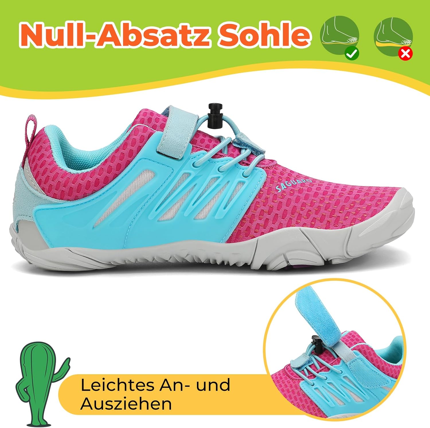 Thumbnail 3 de SAGUARO Barfußschuhe Kinder 24–36