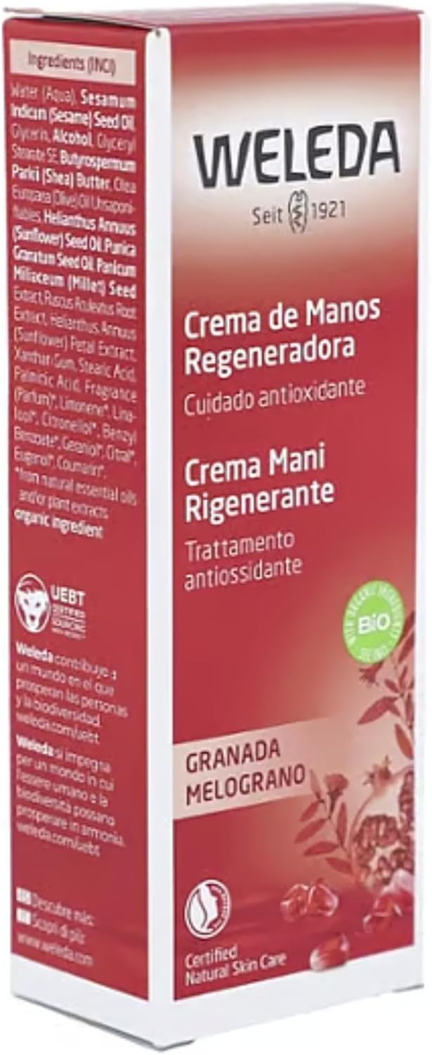 Thumbnail 7 de Weleda Crema de Manos Granada 🍇 Antioxidante y Vegana 50 ml