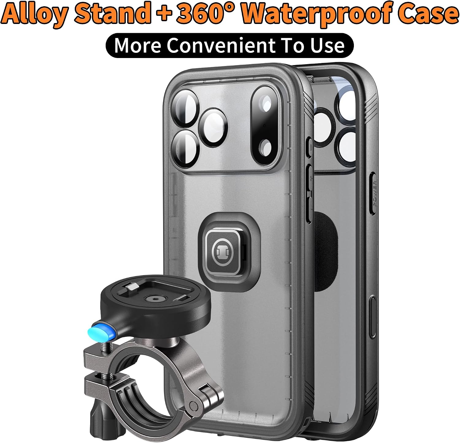 Thumbnail 2 de Cozycase Bike Phone Mount for iPhone 17 Pro: Waterproof, One‑Hand Locking, with Alloy Mount