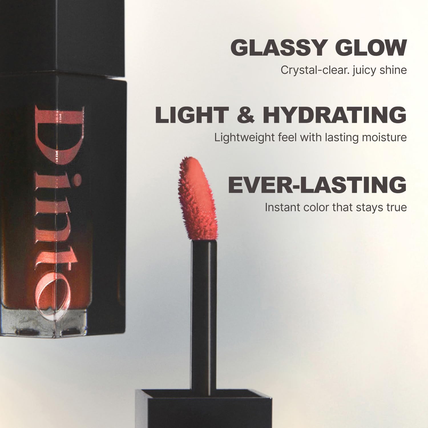 Detalle de DINTO Blur-Glowy Lip Tint — Glossy, Hydrating, Long-Lasting K-Beauty Lip Tint