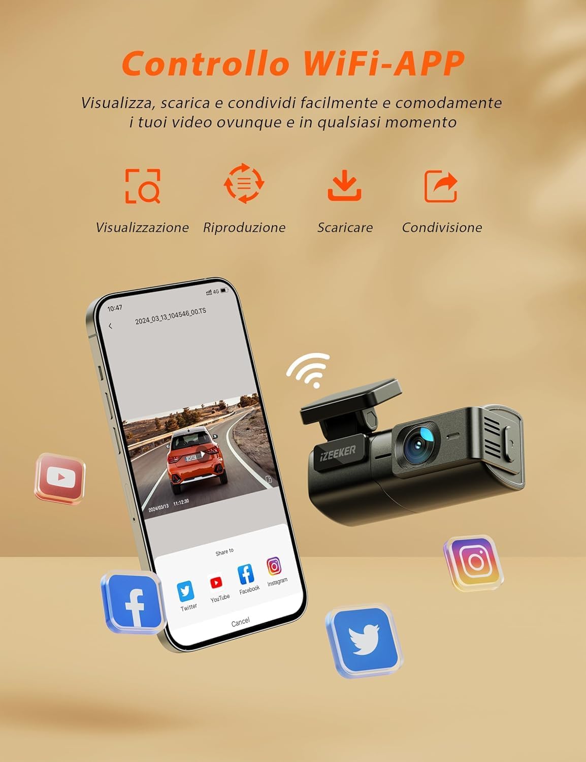 Thumbnail 4 de iZEEKER 2.5K Dash Cam