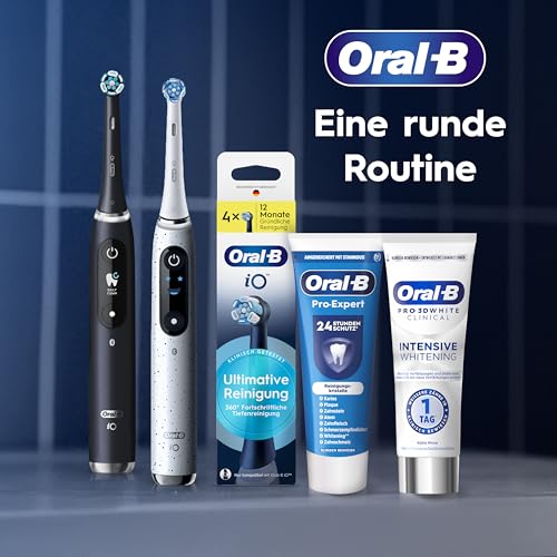 Thumbnail 11 de Oral-B iO Aufsteckbürsten Sanfte Reinigung, Weiß, 10 Stück – zuverlässig sanfte Pflege für dein iO-System