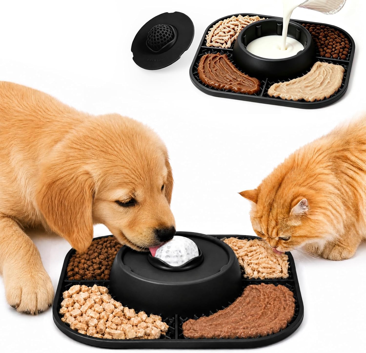 Detalle de Huttoi Slow Feeder Dog Bowl Small
