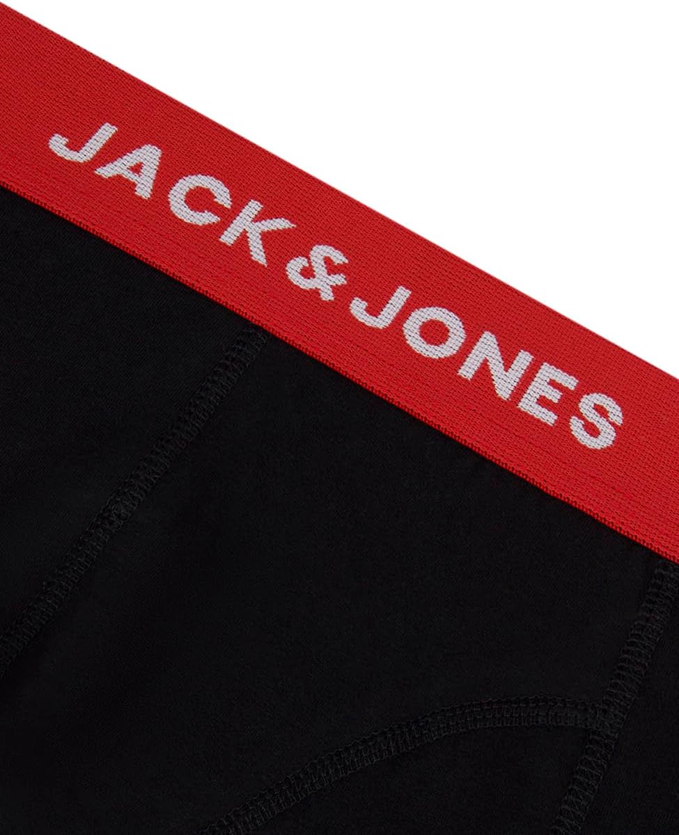 Detalle de JACK & JONES Boxershorts Herren 6er Pack Basic Trunk – klassischen Komfort in bunten Farben