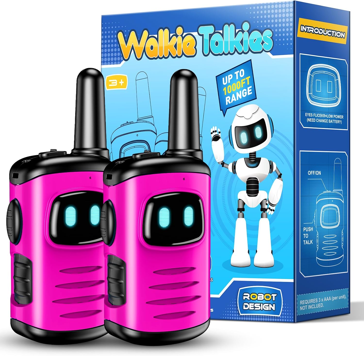 Detalle de EUCOCO Walkie Talkie für Kinder ab 81 g