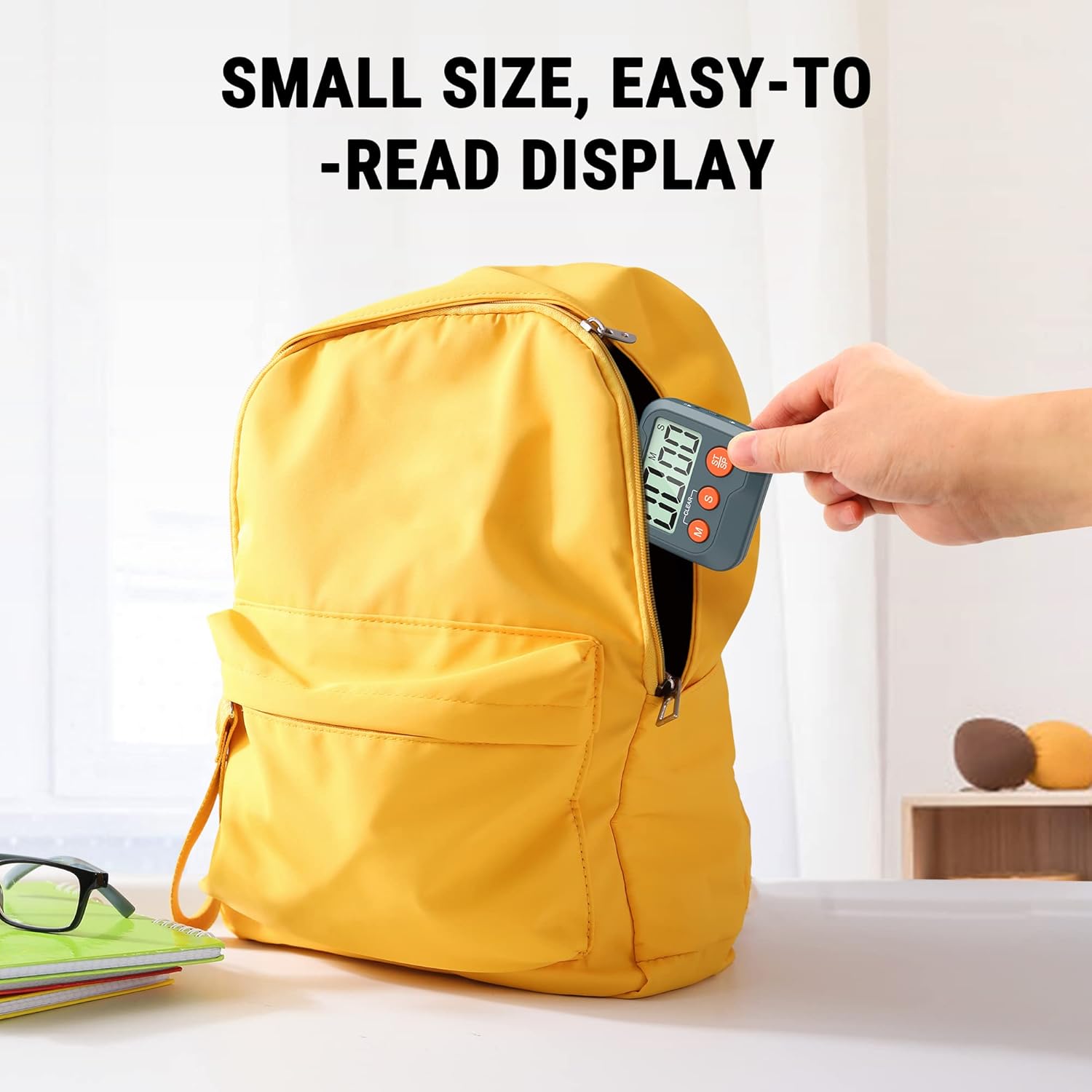 Thumbnail 2 de ThermoPro TM03W Küchentimer mit großem LCD, einstellbarer Alarmlautstärke und bis zu 99:59 Countdown