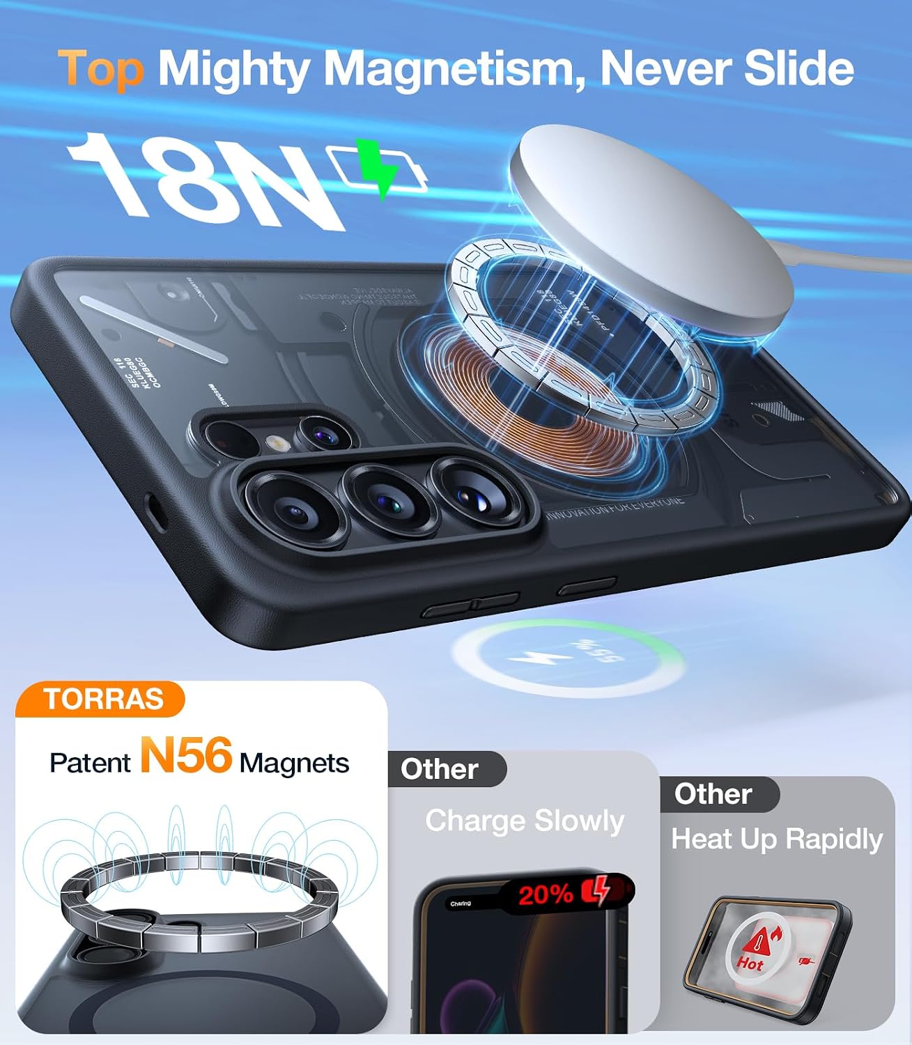 Thumbnail 3 de TORRAS Galaxy S26 Ultra Case with MagSafe