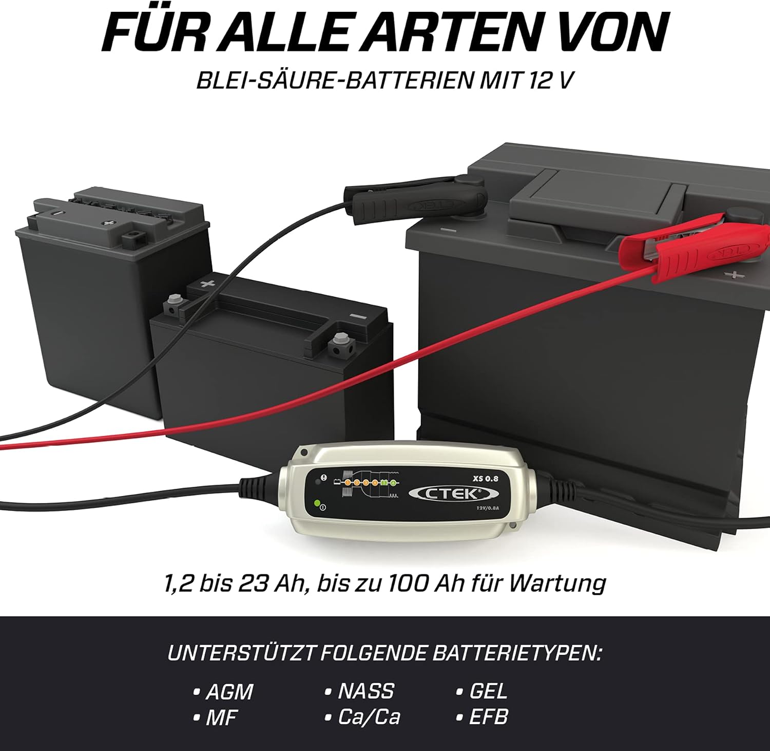 Detalle 2 de CTEK XS 0.8 BatterieladegerĂ€t 12V đ