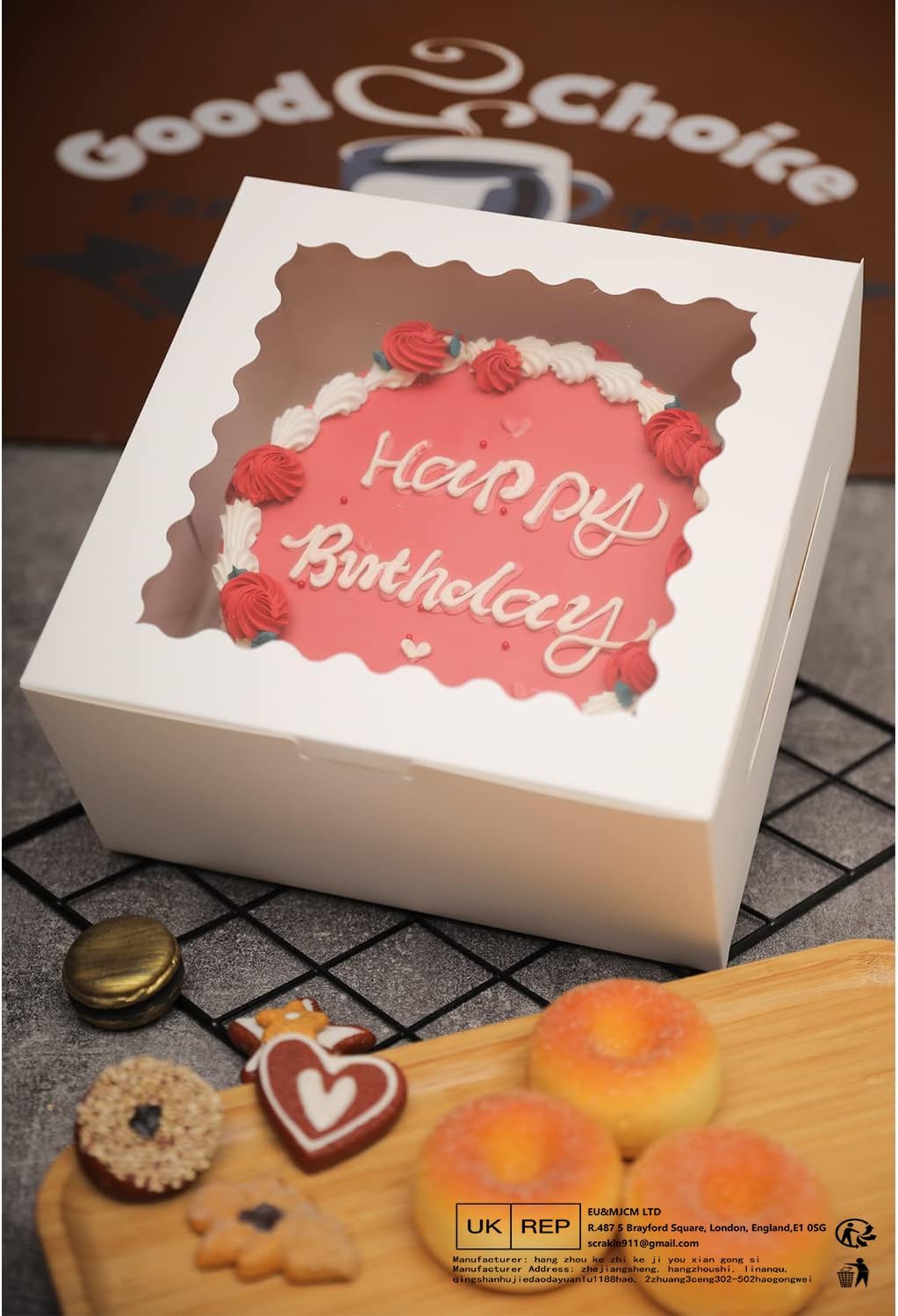 Thumbnail 5 de Gcardist 10x10x5 Inch Cake Box 🎂
