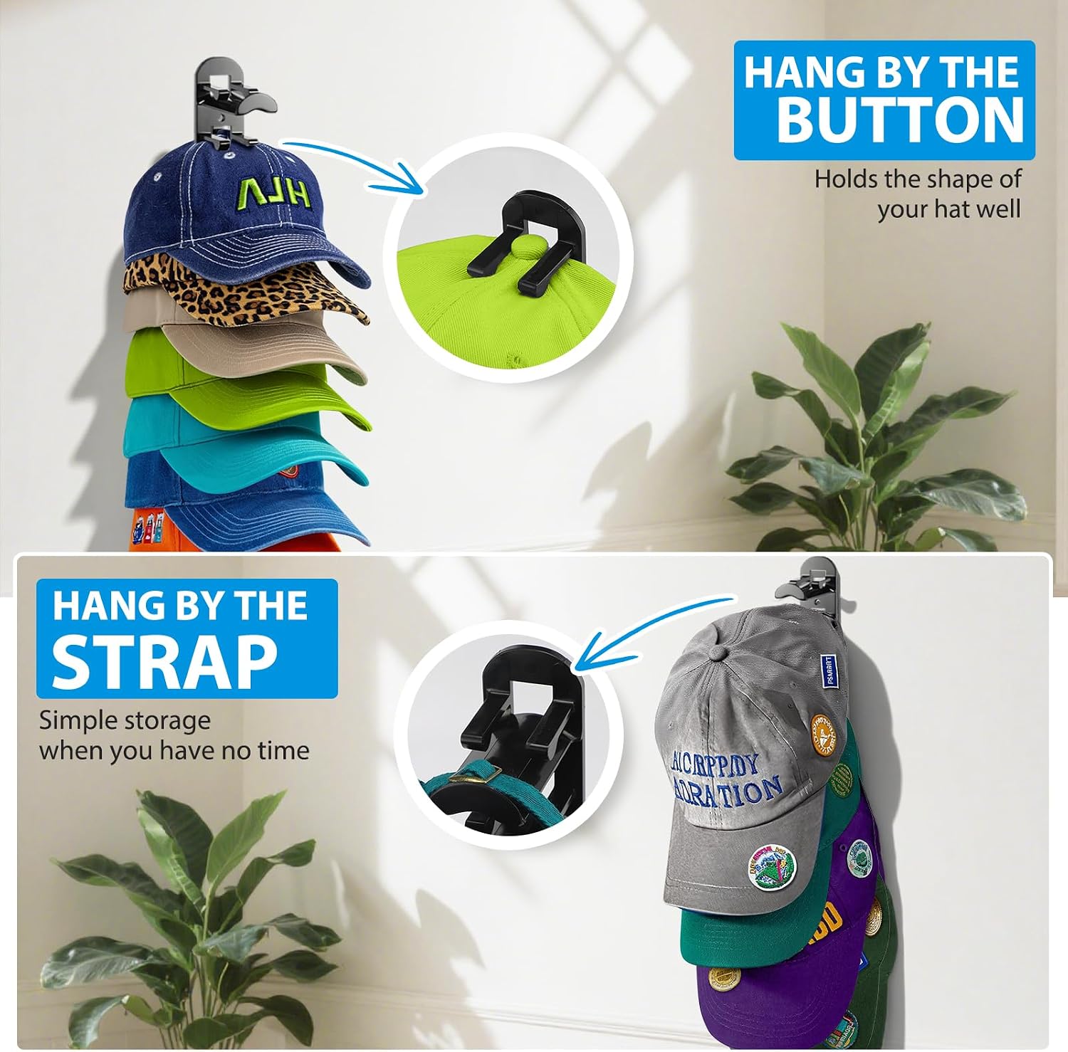 Detalle de Hat Organizer, Holds Up to 40 Hats