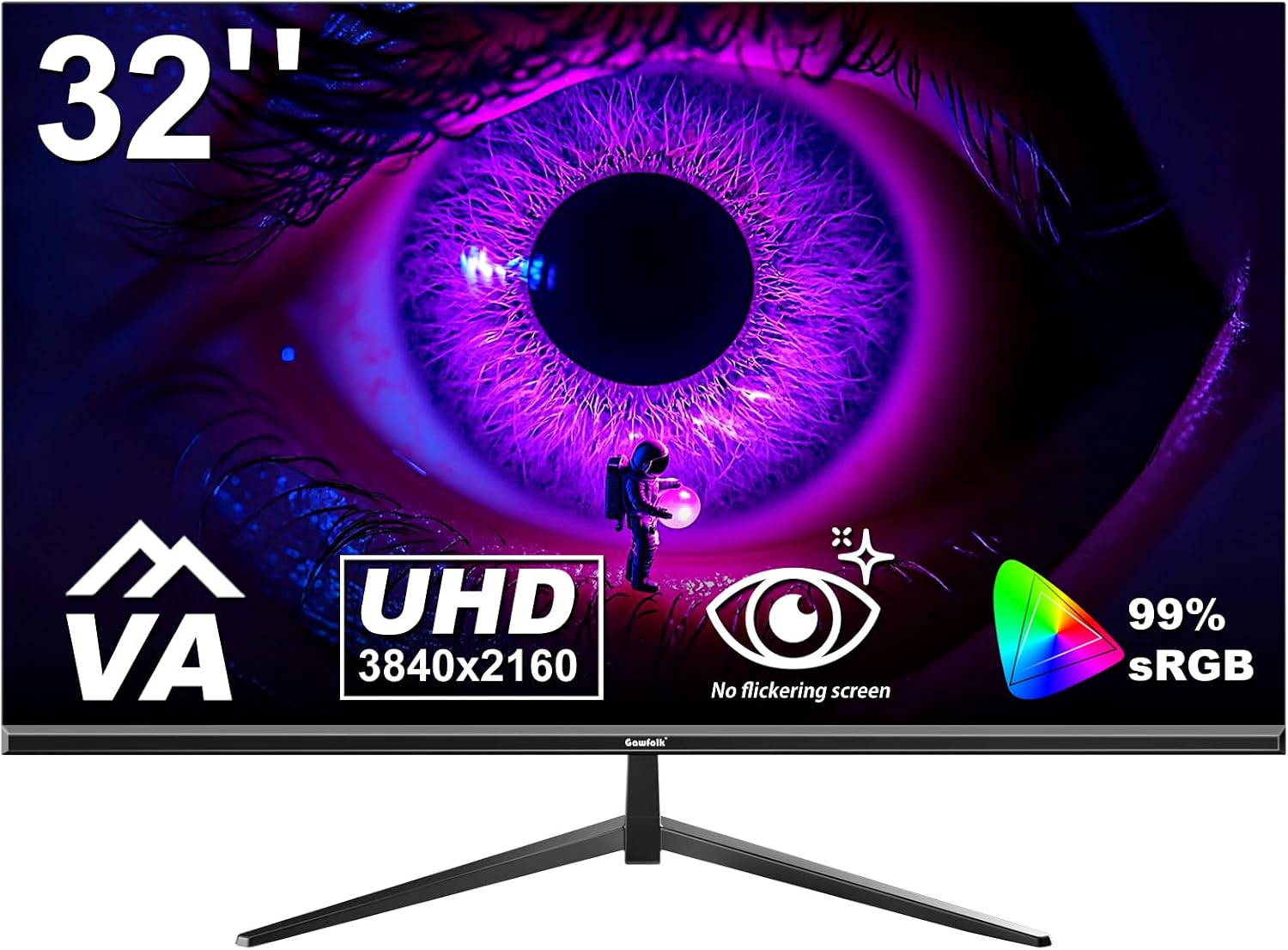 Detalle de Gawfolk 32 inch 4K PC Monitor