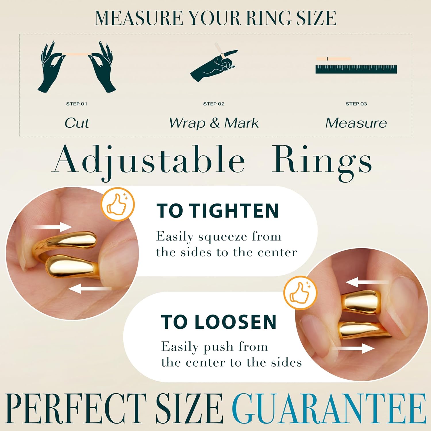Thumbnail 6 de Gold-Plated Statement Ring