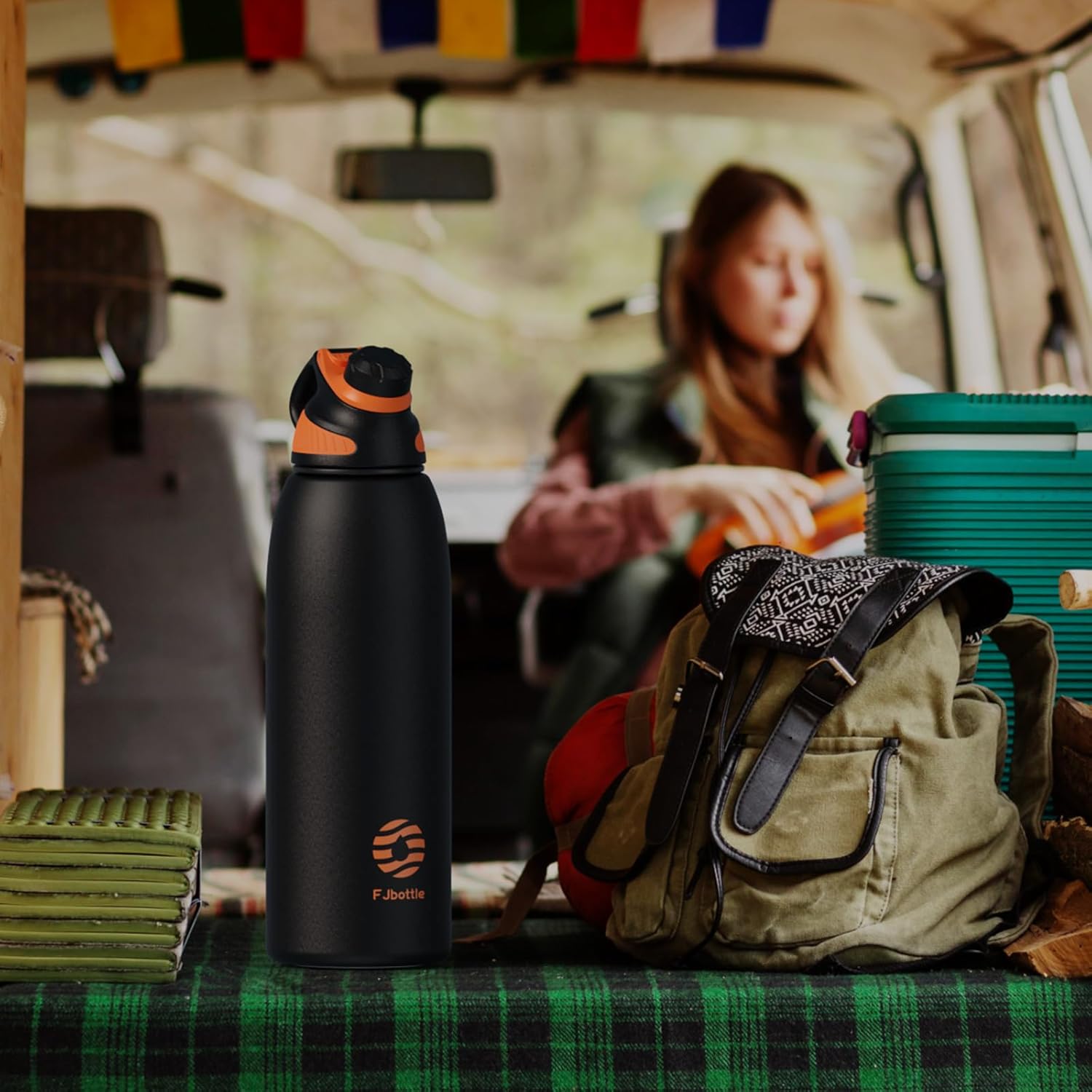 Thumbnail 5 de Fjbottle BPA-free stainless steel water bottle with magnetic lid (600ml–1.5L)