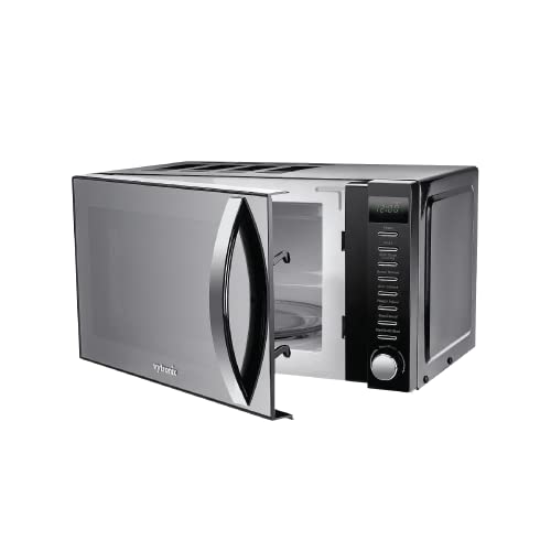 Detalle 2 de VYTRONIX VY-HMO800 800W Digital Microwave Oven – 20 Litre, Black with Mirrored Front