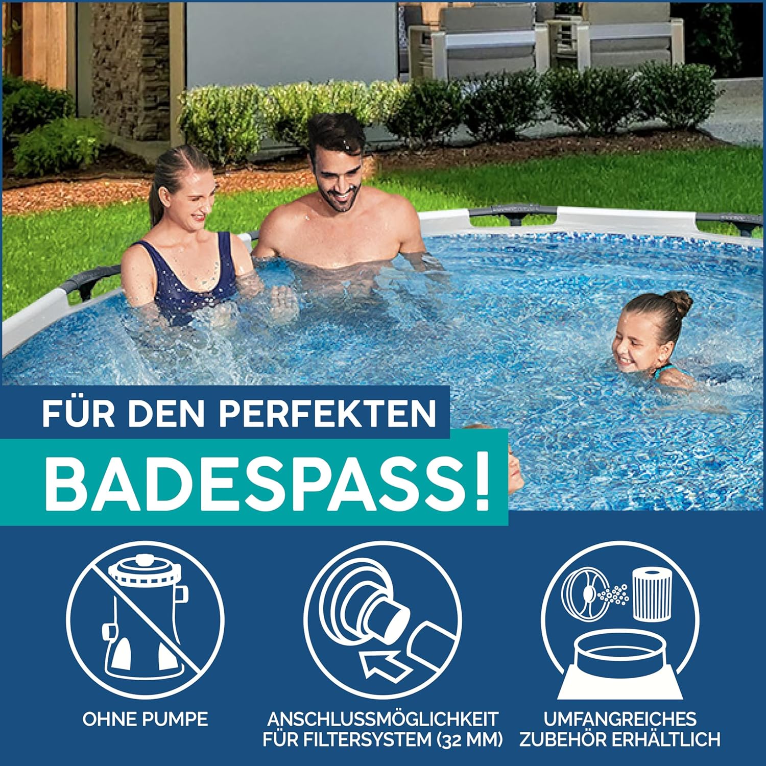 Thumbnail 3 de Bestway Steel Pro Max Rahmenpool Rund 305 x 76 cm