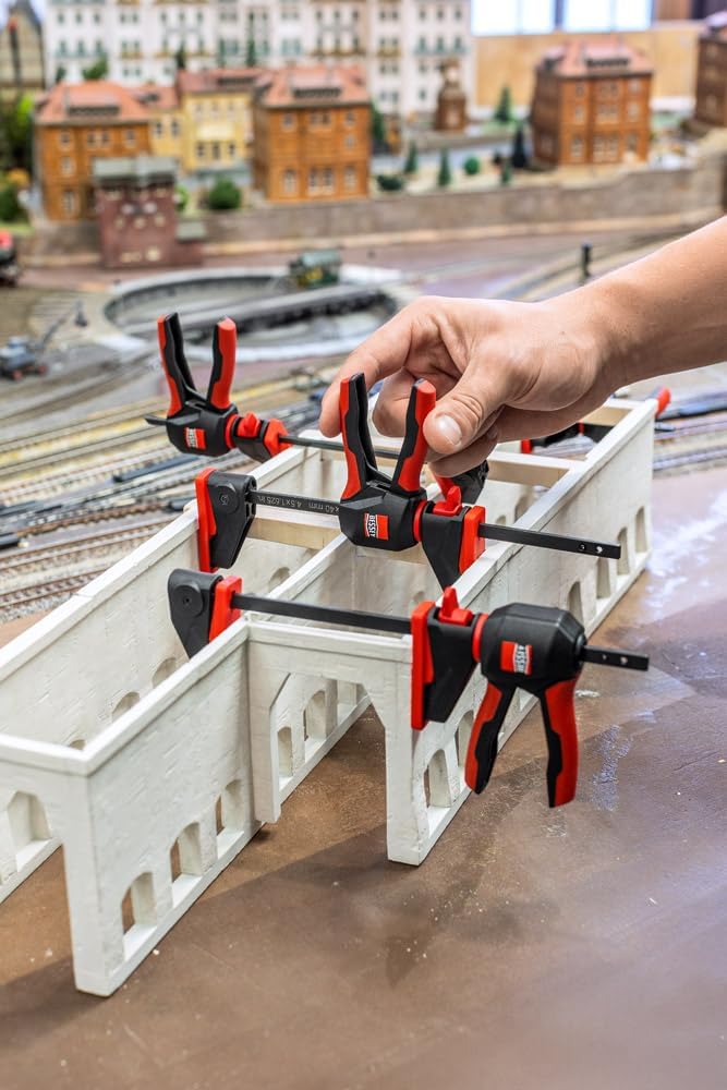 Thumbnail 4 de BESSEY Einhandzwinge EZ360S-11SET mit drehbarem Griff (Spannweite 110 mm)