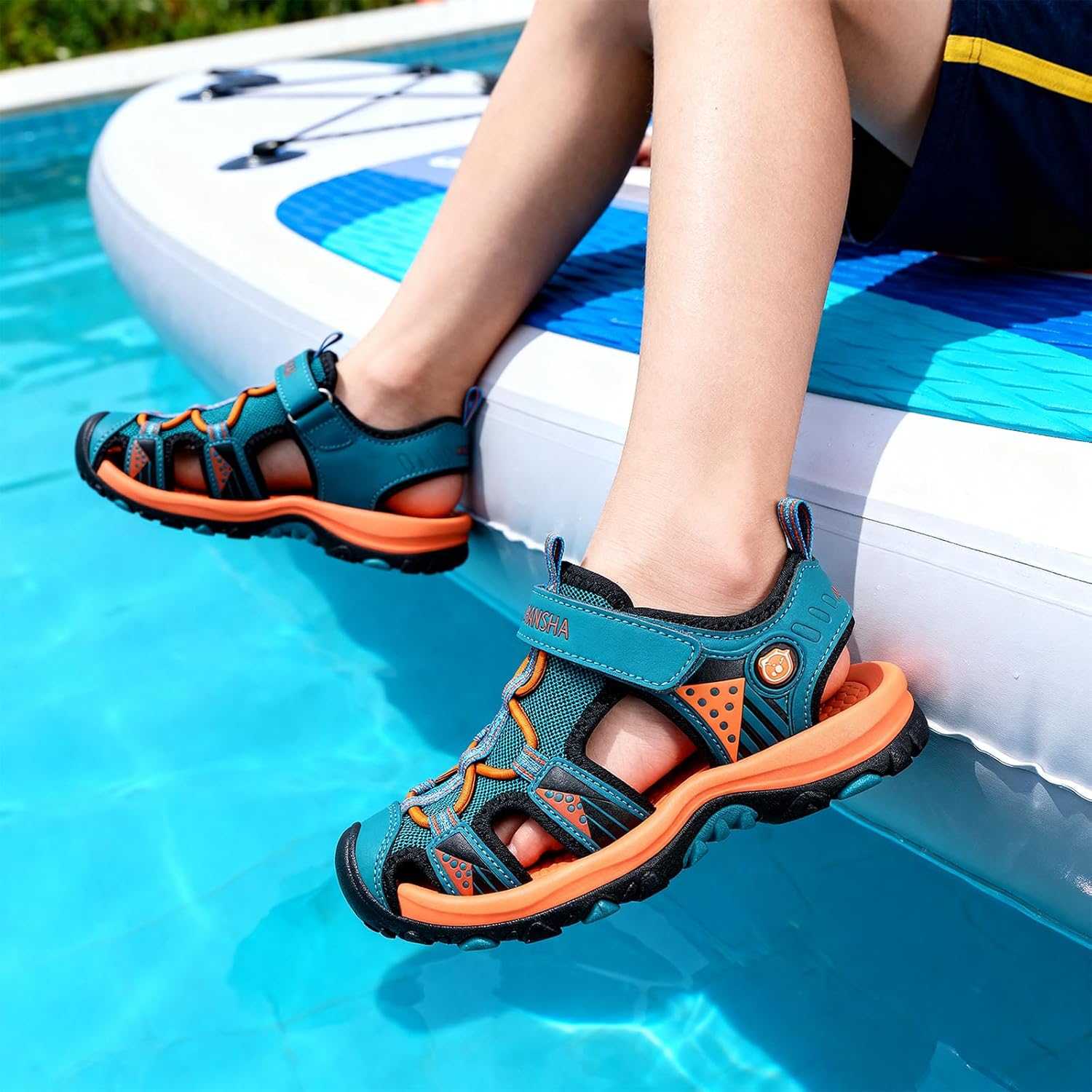 Thumbnail 1 de SAGUARO geschlossene Sandalen für Kinder – atmungsaktiv, gepolstert & griffig für Sommer-Trekking