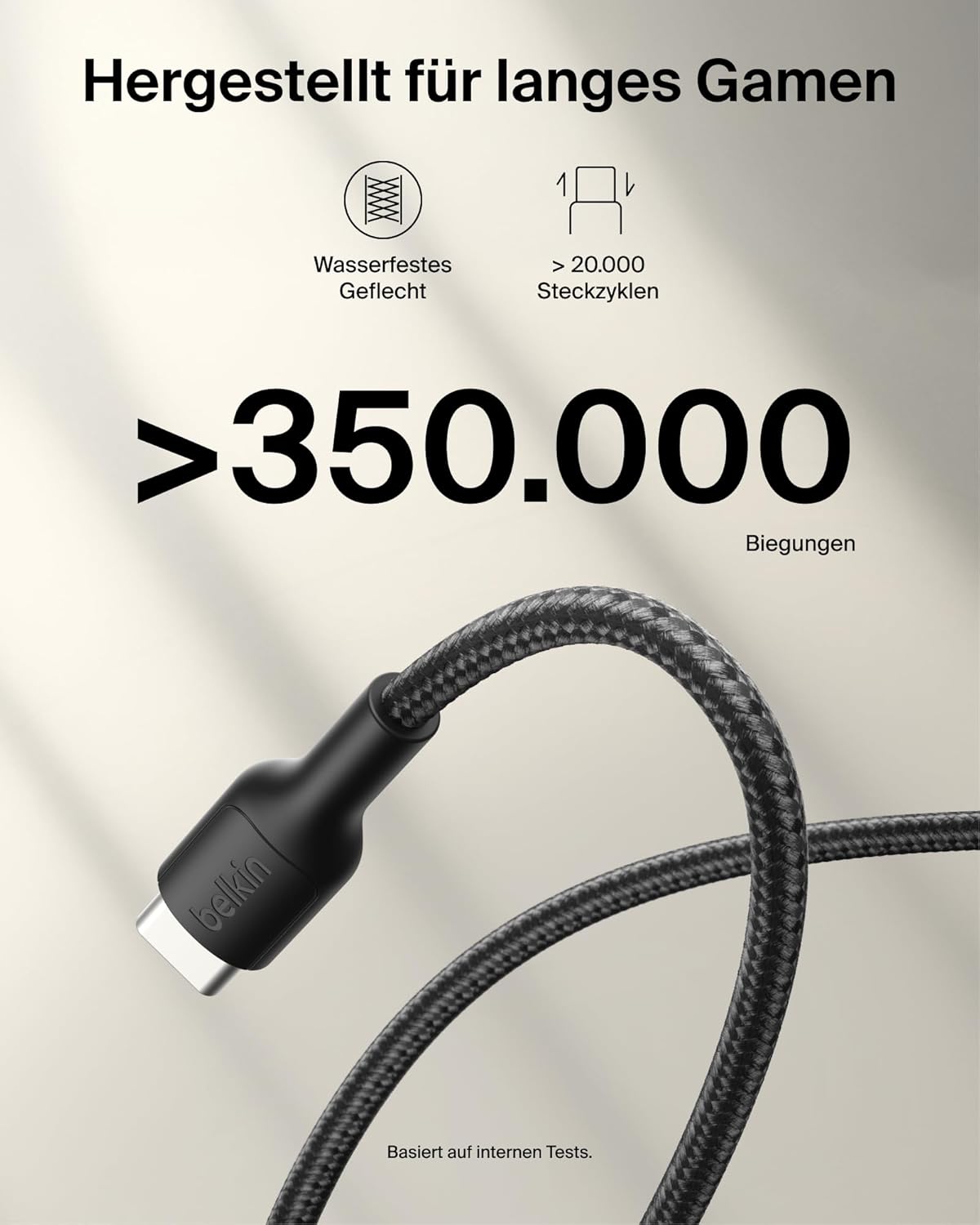 Thumbnail 3 de Belkin Gaming USB-C Kabel 60 W