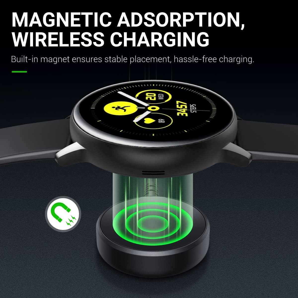 Thumbnail 2 de MoKo 2 Pack Charger Magnetic Dock for Galaxy Watch