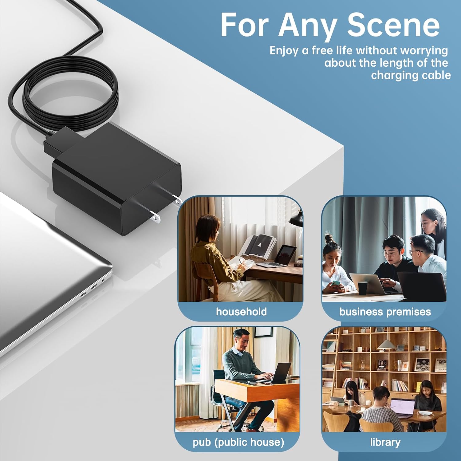 Thumbnail 6 de 5V 2A USB C Power Adapter — Universal Fast Charger for Beats, JBL, and More