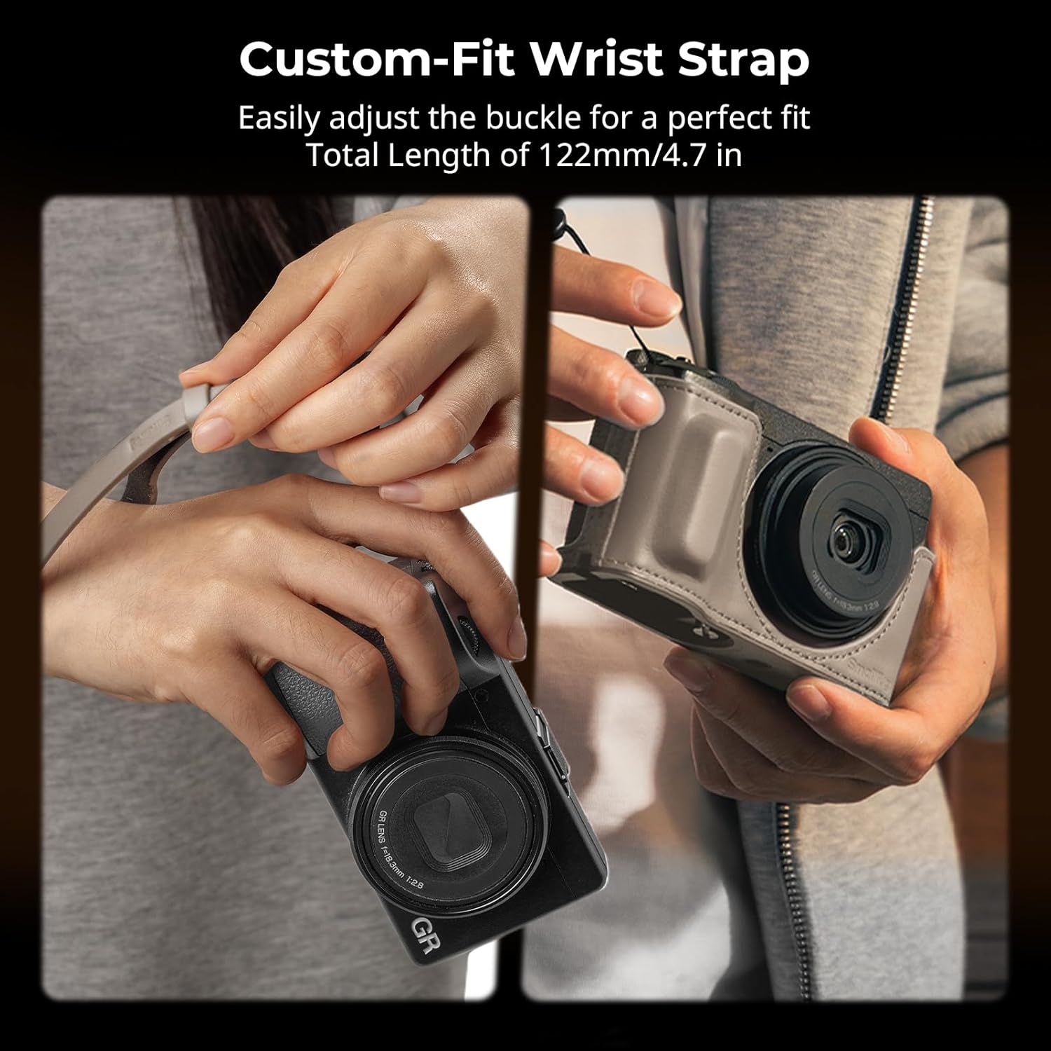 Thumbnail 1 de SmallRig QR Wrist Strap Schnellwechsel-Handgelenkriemen 5682 für Ricoh GR, Sony ZV & Canon G7 X Mark III
