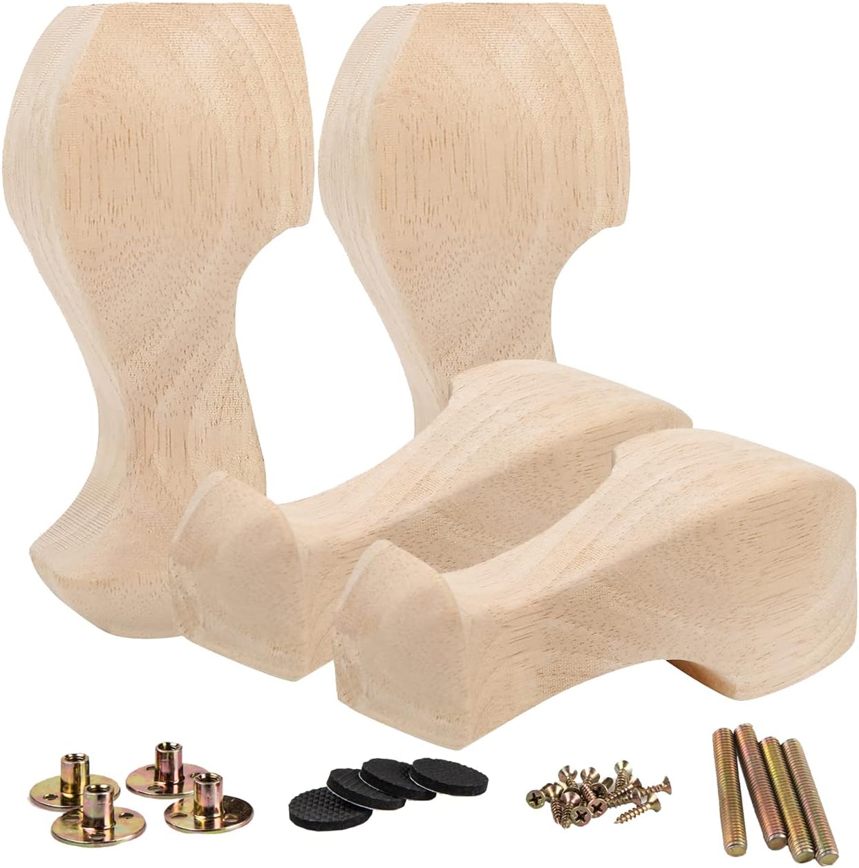La Vane Wooden Furniture Legs, 10 cm