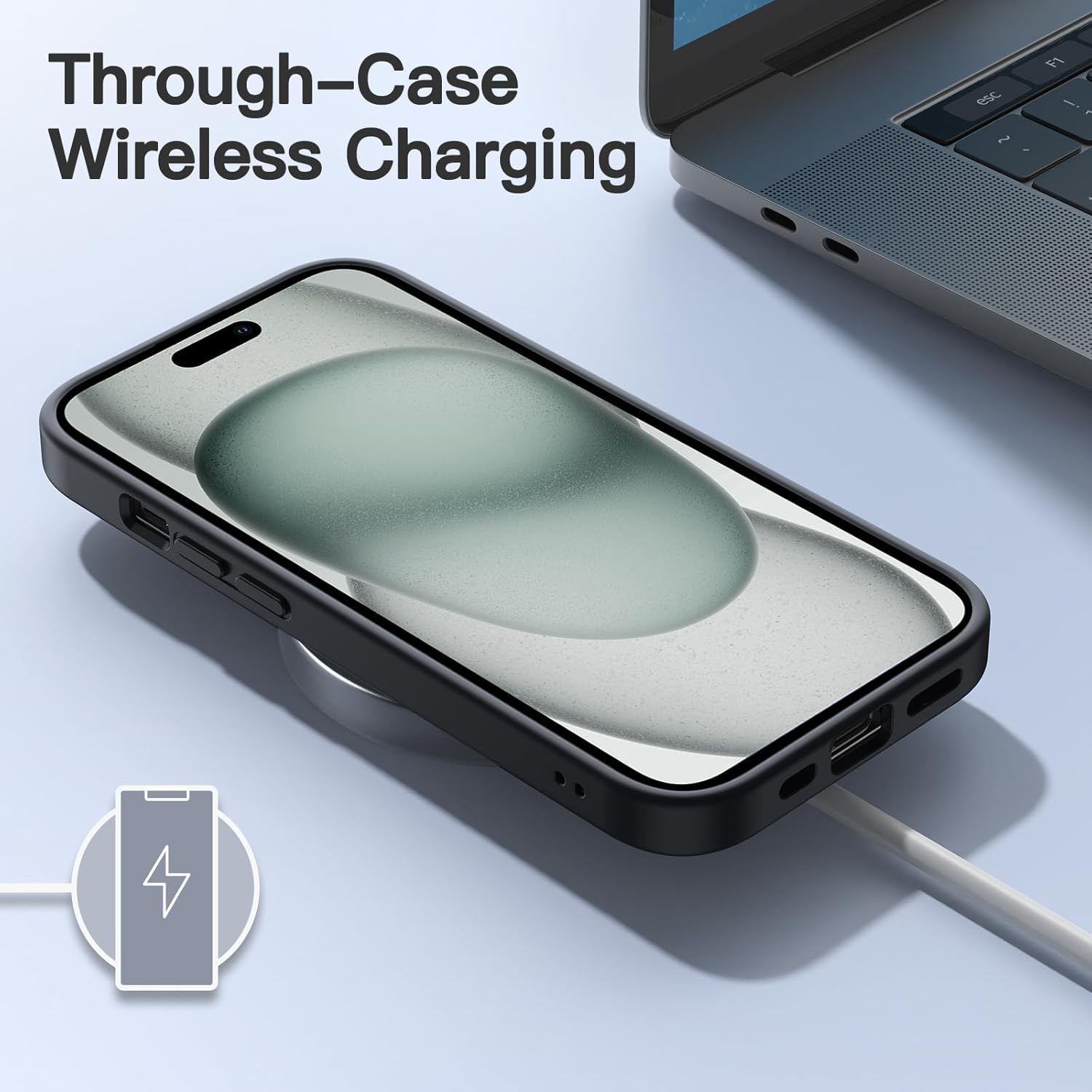 Thumbnail 4 de JETech Matte Case for iPhone 15 6.1-Inch