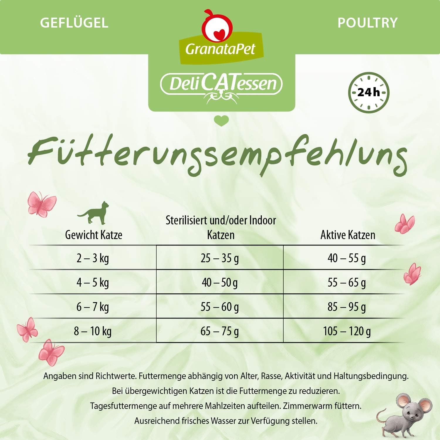 Detalle de GranataPet DeliCatessen Geflügel Adult – Trockenfutter für erwachsene Katzen, getreidefrei, 9 kg