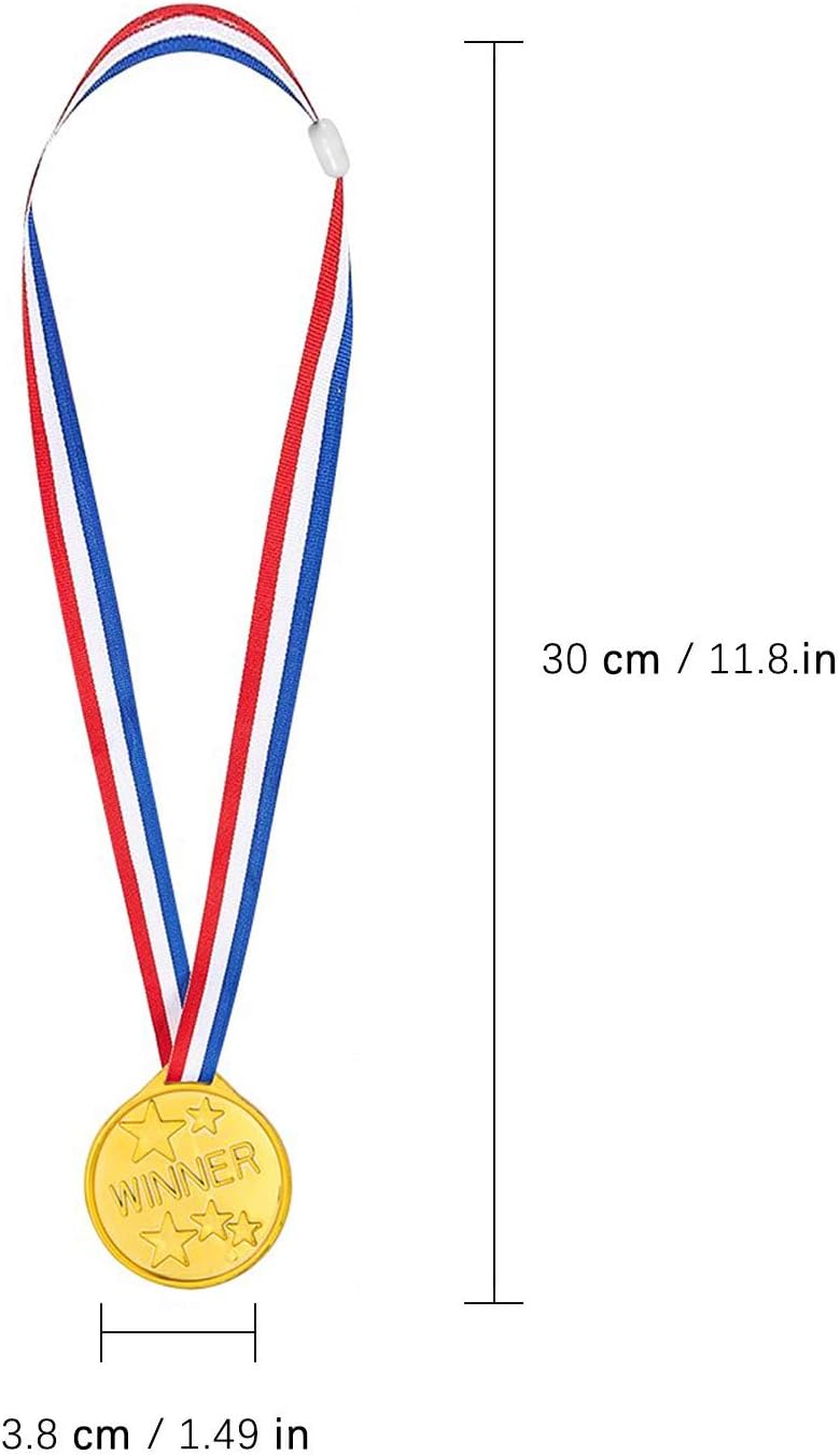 Thumbnail 3 de AUERVO 50 Pieces Gold Plastic Winner Medals