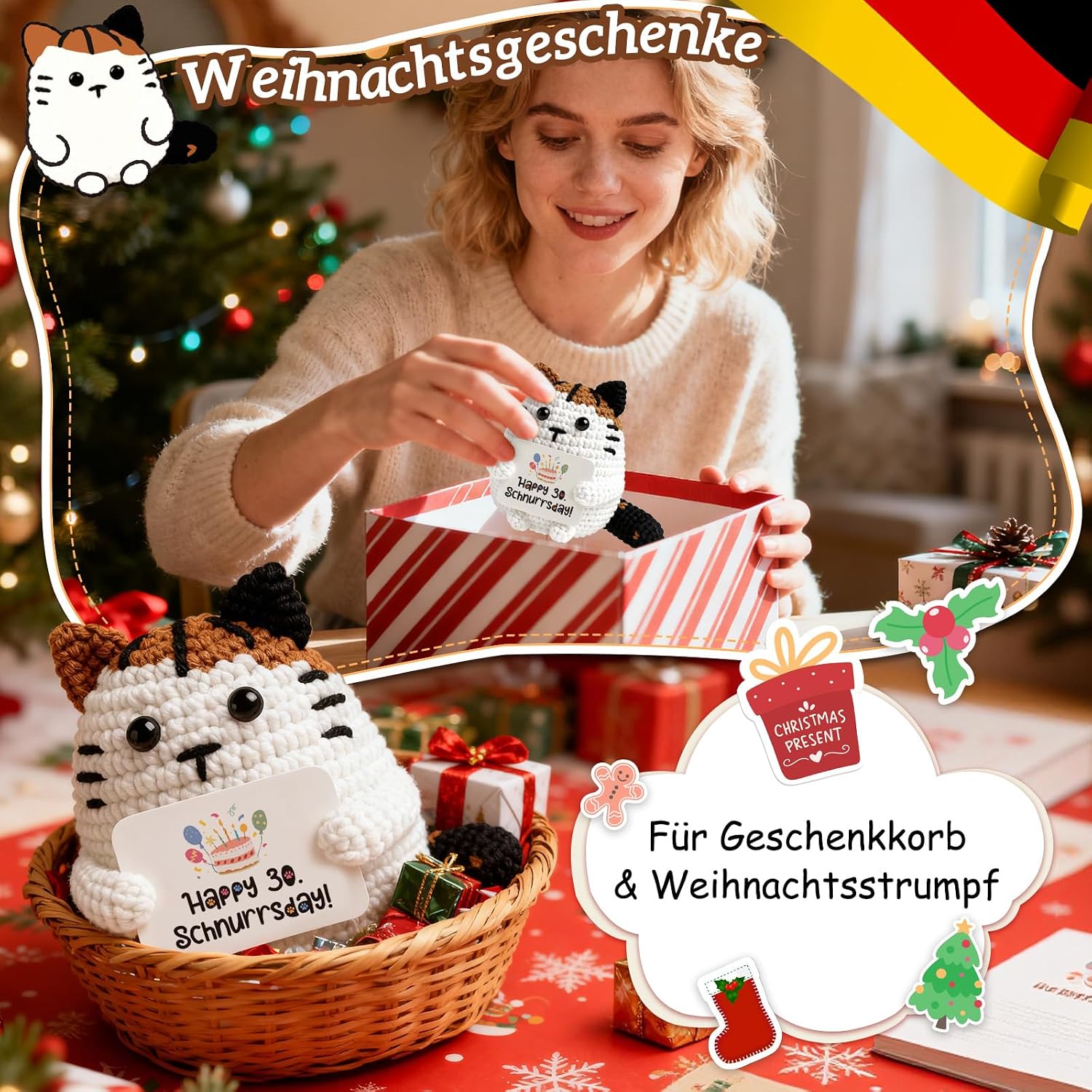 Detalle 2 de Giftota Pocket Hug Geschenk zum 30. Geburtstag