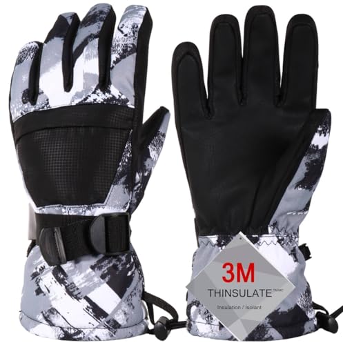 Detalle de Pnosnesy Ski-Handschuhe wasserdicht und warm