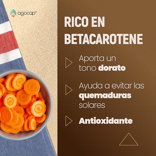 Detalle de Acelerador Bronceado Soleil de Agocap Pharma — 80 tabletas con betacaroteno, cobre, selenio y vitaminas