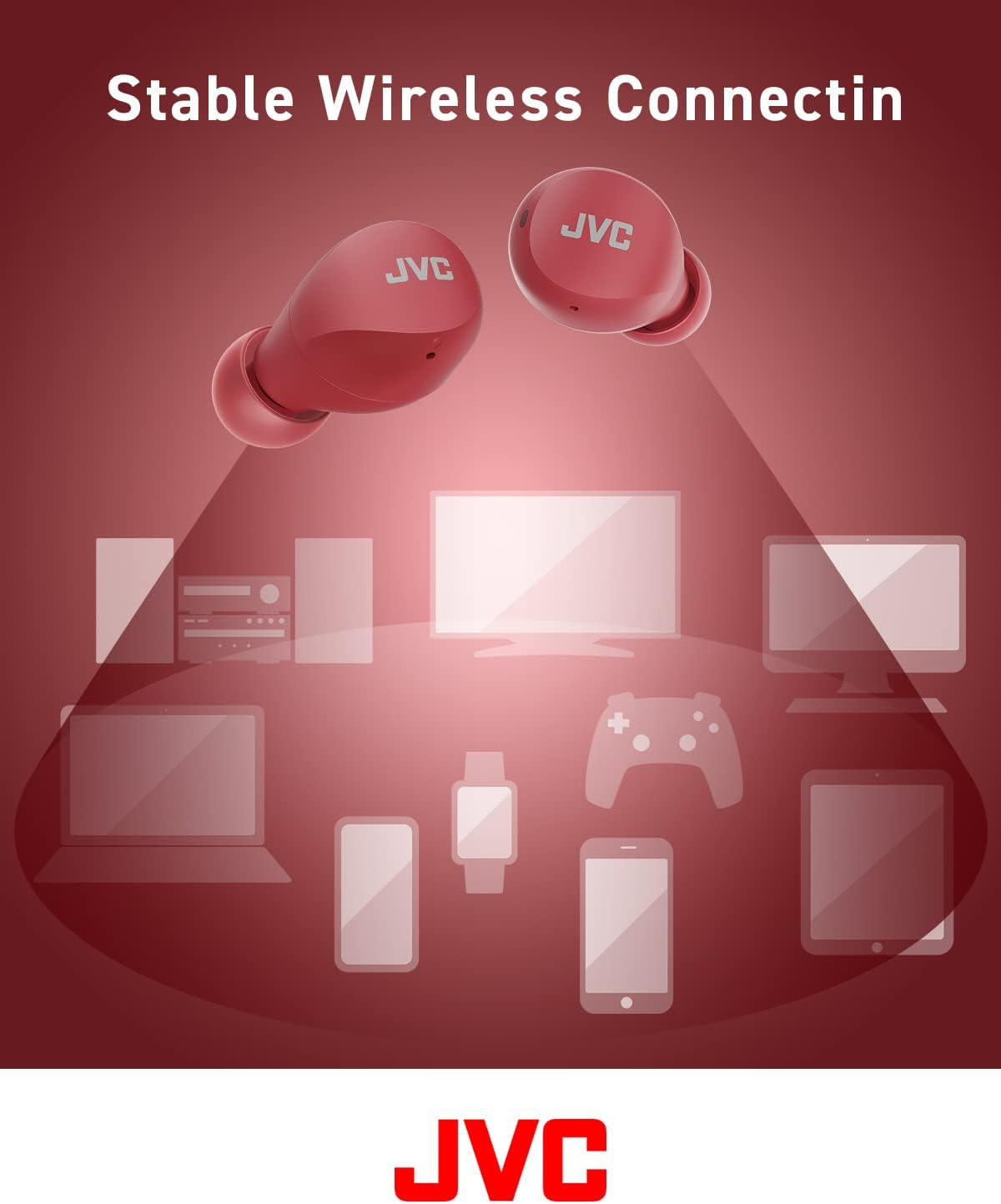 Detalle 2 de JVC HA-Z66T: cuffie Bluetooth compatte con IPX4, Bluetooth 5.1 e autonomia fino a 23 ore