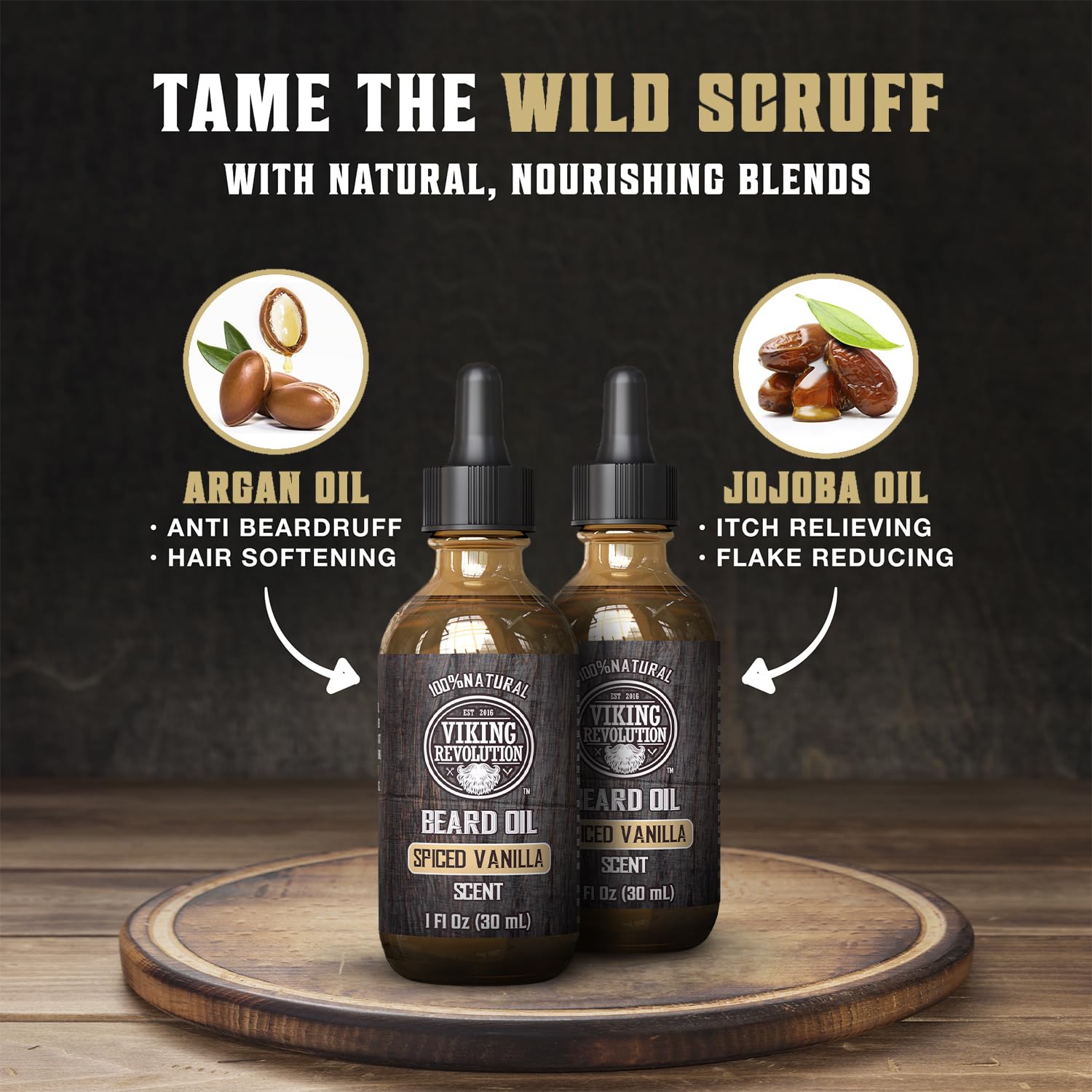 Detalle de Viking Revolution Beard Oil 2-Pack 🧔