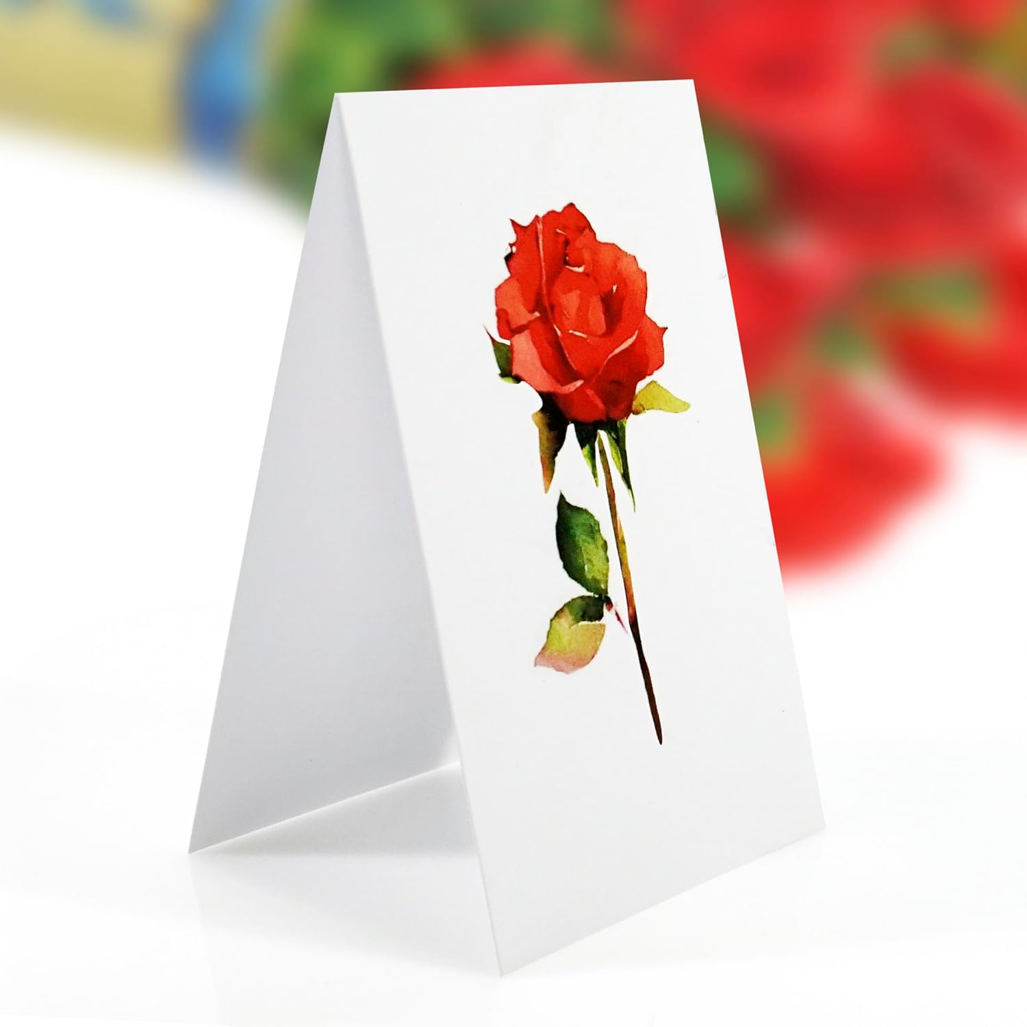 Thumbnail 2 de CUTPOPUP Red Rose Bouquet 3D Pop Up Greeting Card (26x30cm) for Birthday, Mother’s Day and more