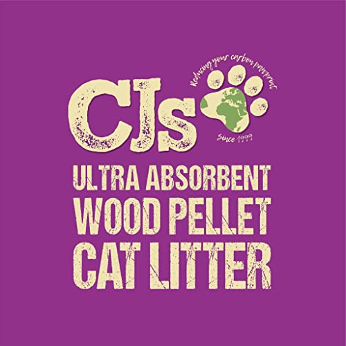 Detalle de CJ's Premium Cat Litter Ultra Absorbent Wood Pellets, Biodegradable, 30 L